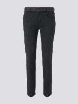 Teksturirane Chino hlače - Plava_8696452