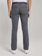Čino pantalone sa teksturom - Siva_9841390