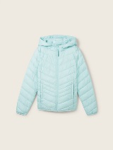 Lagana puffer jakna sa kapuljačom - Zelena_8134788