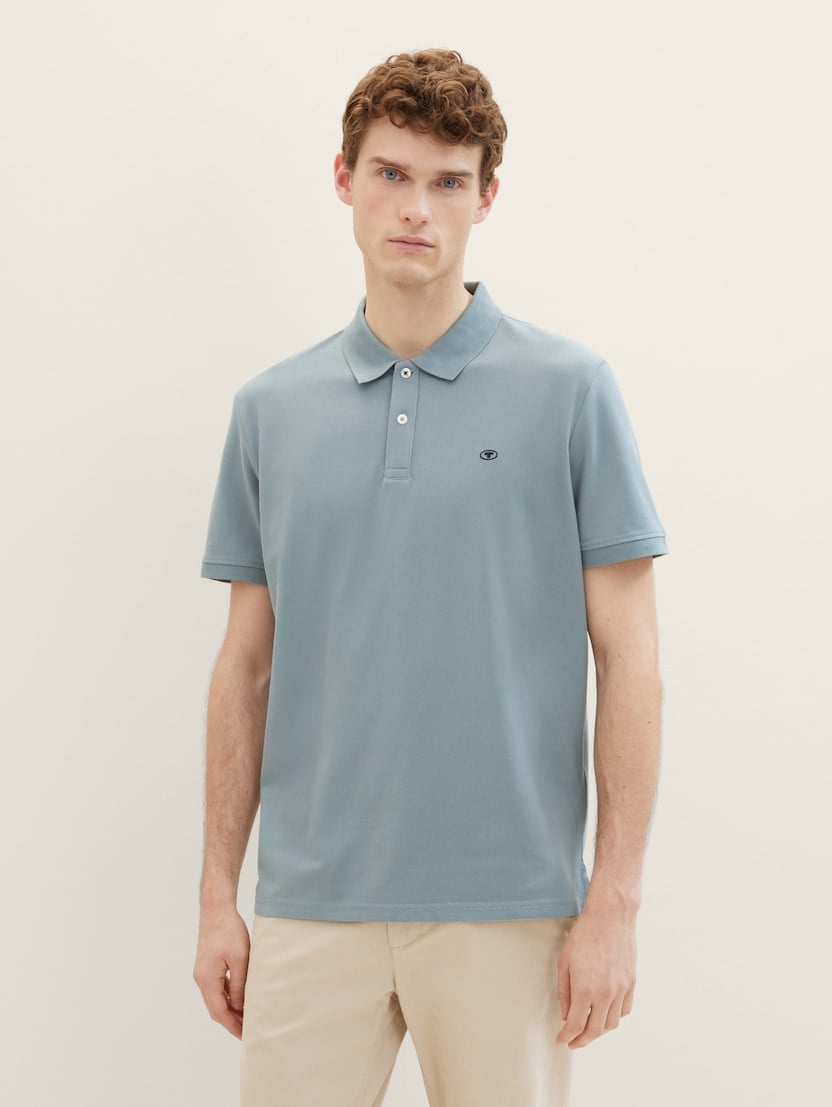 Polo majica sa malim izvezenim logom - Zelena_617551