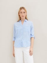 Strukturirana bluza - Plava_8849071